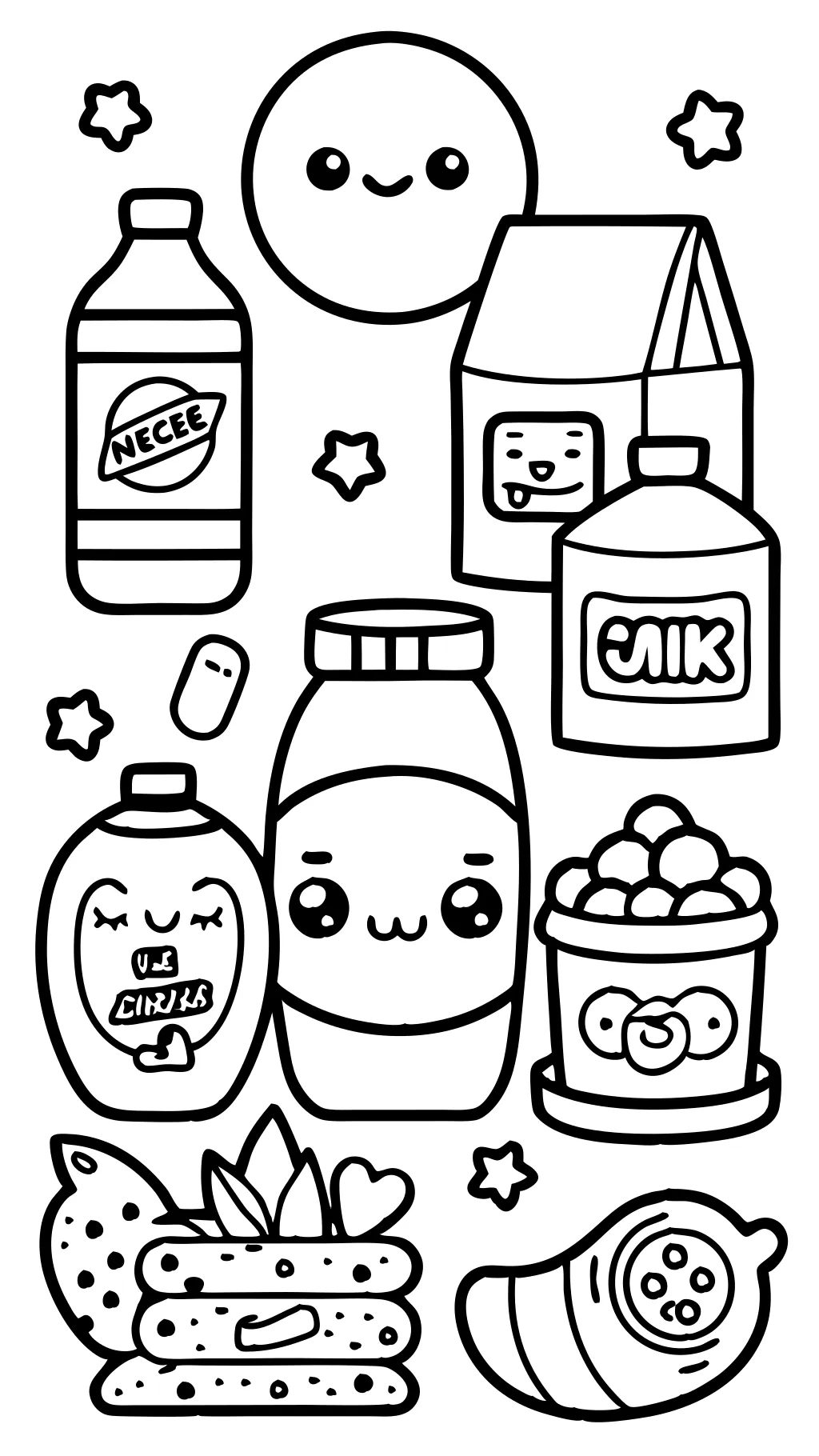 mini brands coloring pages